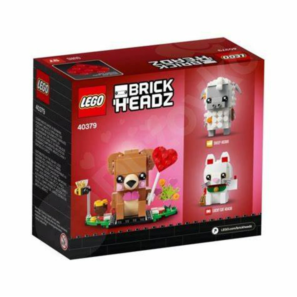 BrickHeadz Valentine's Bear 40379 Building Kit